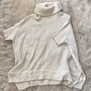 Cream short sleeved sweater
